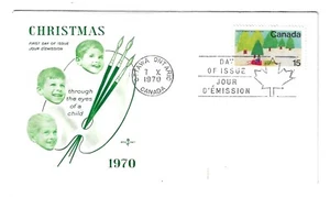 Canada - 1970 FDC by Rose Craft Christmas with 15c postage stamp - pre-owned - Picture 1 of 1