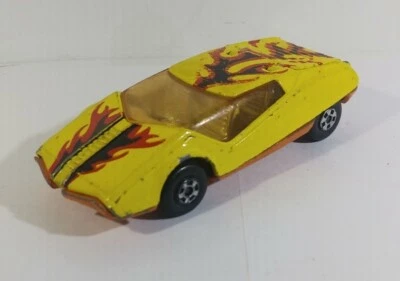 Matchbox S/F No 33-E V.4 Datsun 126X Rare Red & Black Flame Paint Job - Image 1 of 4