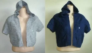 Womens Juniors AEROPOSTALE Cropped Cable Knit Sweater Vest NWT #9115 - Picture 1 of 3