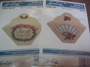 Floral Fan 237-53 & Forget Me Not 237-57 LOT 2 KITS Lynn Craft Paper RpoductsNIP - Picture 1 of 1