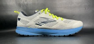 Brooks Revel 5 Sneakers | Mens Size 11 | Gray Blue Neon Running Walking - Picture 1 of 9