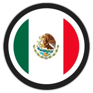 Geschenk Untersetzer: Mexiko Flagge Unterschätze nie die Macht Mexikanisches Expat-Land - Bild 1 von 10