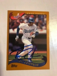 Los Angeles Dodgers TOM GOODWIN Signed Card - Picture 1 of 1