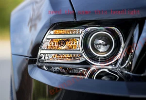 Switchback Halo Ring for Ford Mustang Projector Headlamp Demon Angel Eye DRL DIY - Picture 1 of 14