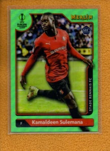 Kamaldeen Sulemana 2021-22 Topps Merlin Chrome UEFA Green Refractor RC #94 /99 - Picture 1 of 2