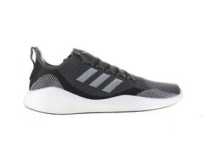 Adidas Mens Fluidflow 2.0 Core Black/Ftwr White/Grey Six Running Shoes Size 13