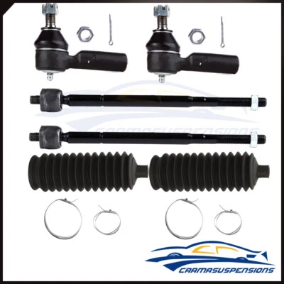 Kit de extremidades de haste de amarração de direção dianteira 4 peças adequado para 1998 99 00 01 02-2003 TOYOTA SIENNA - Imagem 1 de 4