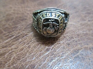 US Army United Estados Marine Corps Usmc Marines Semper Fi Insignia Anillo WWII - Imagen 1 de 4