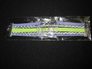 Bracciale Seattle Seahawks Calcio Infinity Abbigliamento Gioielli ~ 8023 - Foto 1 di 3