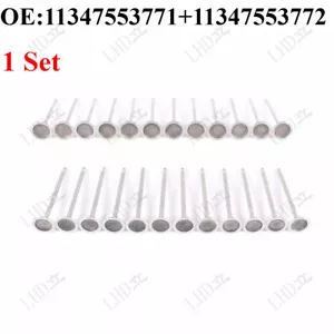 1 Set Engine Valves Kit Fit For BMW 125i 328i 528i X5 Z4 N52B30 3.0L - Picture 1 of 7