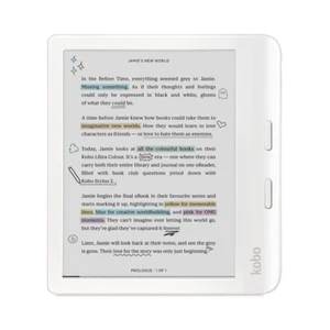 Kobo Libra Colour eReader 7" Glare-Free Colour E Ink - White (Open Box) - Picture 1 of 5