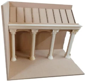 Cloister Arch Walkway Garden Display Setting Unpainted Flat Pack Kit 1:12 Scale - Picture 1 of 8
