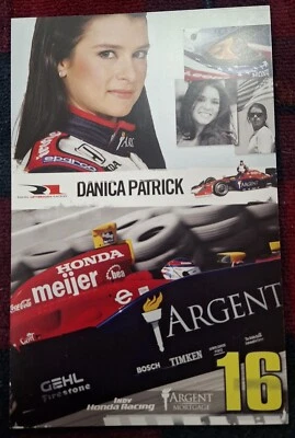 Tarjeta fotográfica Danica Patrick Indianapolis 500 2006 5,5" X 8,5" Indy Honda Racing Foto 1 de 2