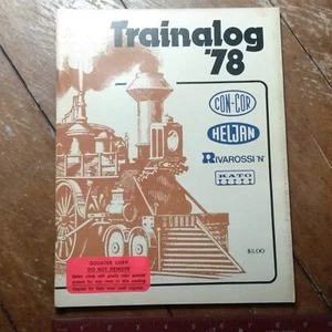 Trainalog 1978 catalog vintage classic Con-Cor Heljan Rivarossi Kato Preiser - Picture 1 of 11