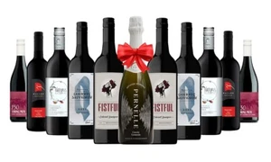 Perfect Choice Red Mixed Wines RRP$229 Free Delivery - 10Pack + 1 FREE Sparkling - Picture 1 of 6
