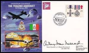 Generalmajor A.J. DEANE-DRUMMOND CB DSO MC* Signiertes Operation Colossus RAF Cover - Bild 1 von 4