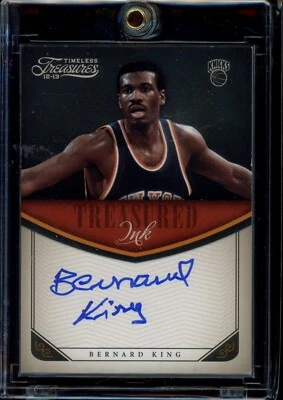 2012-13 Panini Timeless Treasures Treasured Ink /199 Bernard King #4 Auto - Image 1 of 2