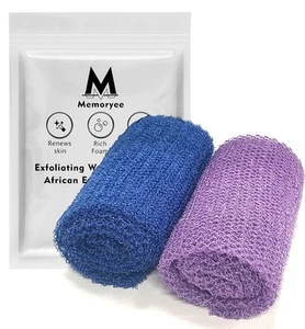 Exfoliating Washcloth Towel Body Scrubber Loofah African Net Bathing Sponge B... - Picture 1 of 6