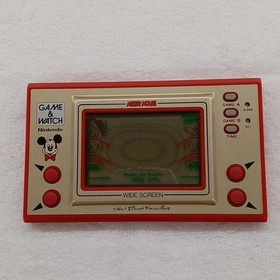 Nintendo Mickey Mouse Game Watch Collectible Used