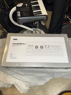 KORG microKORG XL+ 37-Key Compact Synthesizer Analog Modeling NIB Plus Mic - Image 1 of 4