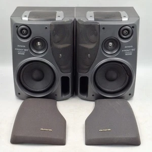 Aiwa SX-ANV900 Stereo Speakers Pair Hi-Fi Bookshelf Vintage - Picture 1 of 19