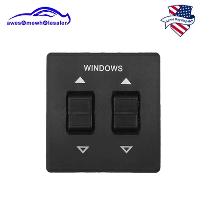 Interruptor de ventana eléctrica delantero izquierdo 2 botones para GMC Safari Chevrolet Astro 1985-1995 Foto 1 de 4