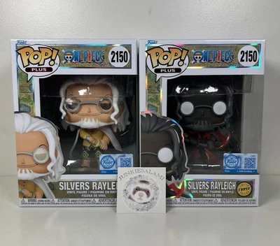 One Piece #2150 Silvers Rayleigh Funko Pop! Exclusive Chase Bundle P/P - Image 1 of 4