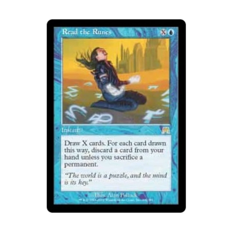 WOTC MtG Onslaught Read the Runes (R) (Foil) VG- - Image 1 of 1