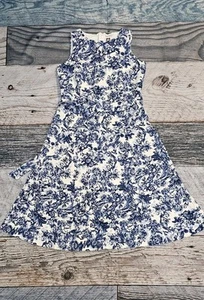 Anne Klein ärmelloses Fit and Flare Kleid Damengröße 6 Leinenmischung - Bild 1 von 12