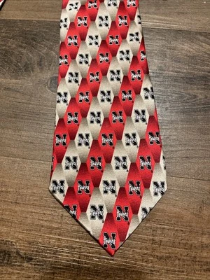 Eagles Wings Neckware Nebraska Cornhuskers Neck Tie 100% Silk - Image 1 of 4