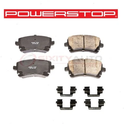 PowerStop Rear Disc Brake Pad & Hardware Kit for 2004-2010 Audi A8 Quattro - jd Foto 1 de 4
