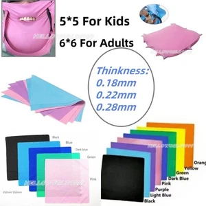 Dental Endodontic Rubber Dam Natural Latex Medium Adult/Kid Gauge 6*6 5*5 Sheet - Picture 1 of 15
