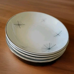 Ciotole da dessert Atomic Starburst Blue Imperial Crestwood Cina #1071 Giappone 4 pezzi - Foto 1 di 10