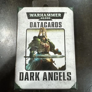 Tarjetas de datos Warhammer 40K: Dark Angels 8ª edición nuevas selladas - Imagen 1 de 1