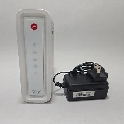 Motorola SURFboard (SB6141) 300 Mbps Modem With A/C Adapter - Untested - Image 1 of 4
