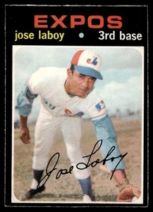 1971 O-Pee-Chee Jose Laboy Pin Hole Montreal Expos #132 - Picture 1 of 2