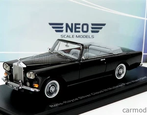 wonderful resin-modelcar 1/43 ROLLS-ROYCE SILVER CLOUD III MPW DHC 1962 - black - Picture 1 of 4