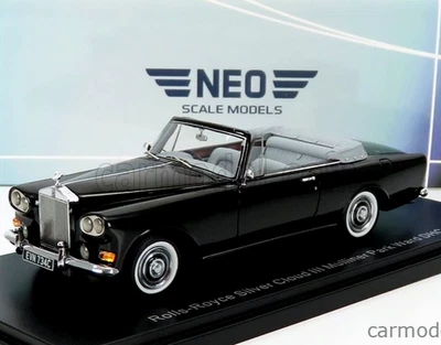 wonderful resin-modelcar 1/43 ROLLS-ROYCE SILVER CLOUD III MPW DHC 1962 - black - Image 1 of 4