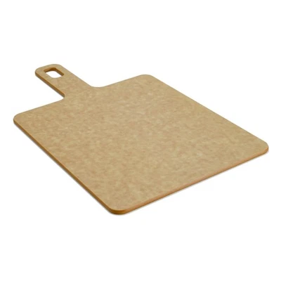 Handy Series Cutting Board with Handle, 9-Inch by 7-Inch, Natural - Image 1 of 2