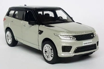 Tayumo 1/36 - Range Rover Sport Indus Silver Pull back & Go Diecast Car - Image 1 of 4