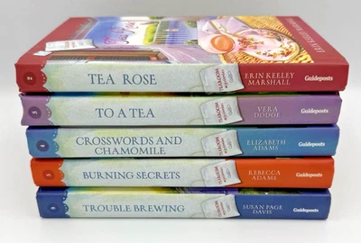 Tearoom Mysteries Guideposts Books 2, 3, 4, 5 & 9 Hardcover Lot of 5 - Image 1 of 4