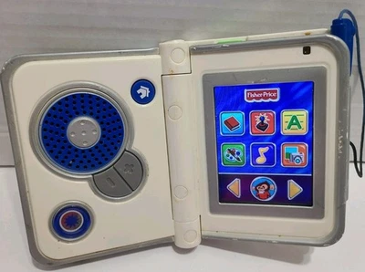 Fisher Price iXL Blue 6 in 1 System Book Player Stylus Works Toy Story  - Image 1 of 4