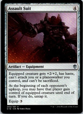 Assault Suit - 242 - Commander 2016 - Magic MTG - LP - B3G1 - Image 1 of 2