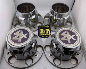 Set 4 1973-1991 Chevy Blazer K5 4X4 OEM 6 Lug Rally Wheel Center Caps  - Picture 1 of 8