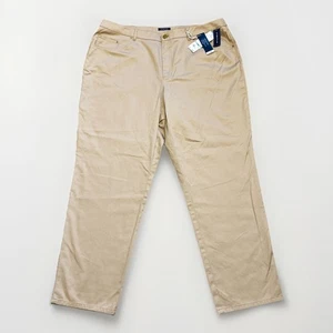 Jones NY Signature Stretch Khaki Hose 20W Pflegeleicht 5 Pocket Twill Travel NEU - Bild 1 von 11