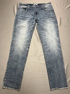 Carve Designs Denim Jeans Damengröße 10 (33 x 31) Bio-Baumwolle roher Saum gebraucht, in einwandfreiem Zustand - Bild 1 von 7