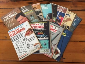 Vtg Lot 12 1965 Popular Electronics Magazine Back Issues Radio Atomic Era Tech - Picture 1 of 12