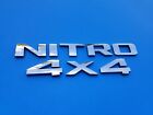 07 08 09 10 11 DODGE NITRO 4X4 REAR CHROME EMBLEM LOGO SYMBOL SET USED OEM A6 Dodge Nitro