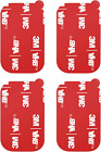 3M VHB Sticky Adhesive Pads Replacement Mounting Tape 4 Pcs, Dashboard Sticker P