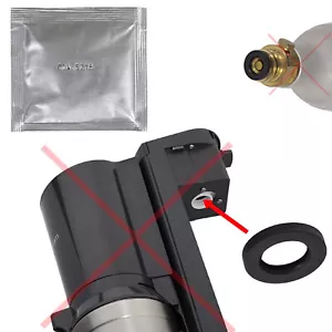 Dichtung + Fett Ersatz für SodaStream Spudler Club Wasser Max Brita Neo4 C02 Zyl - Bild 1 von 5